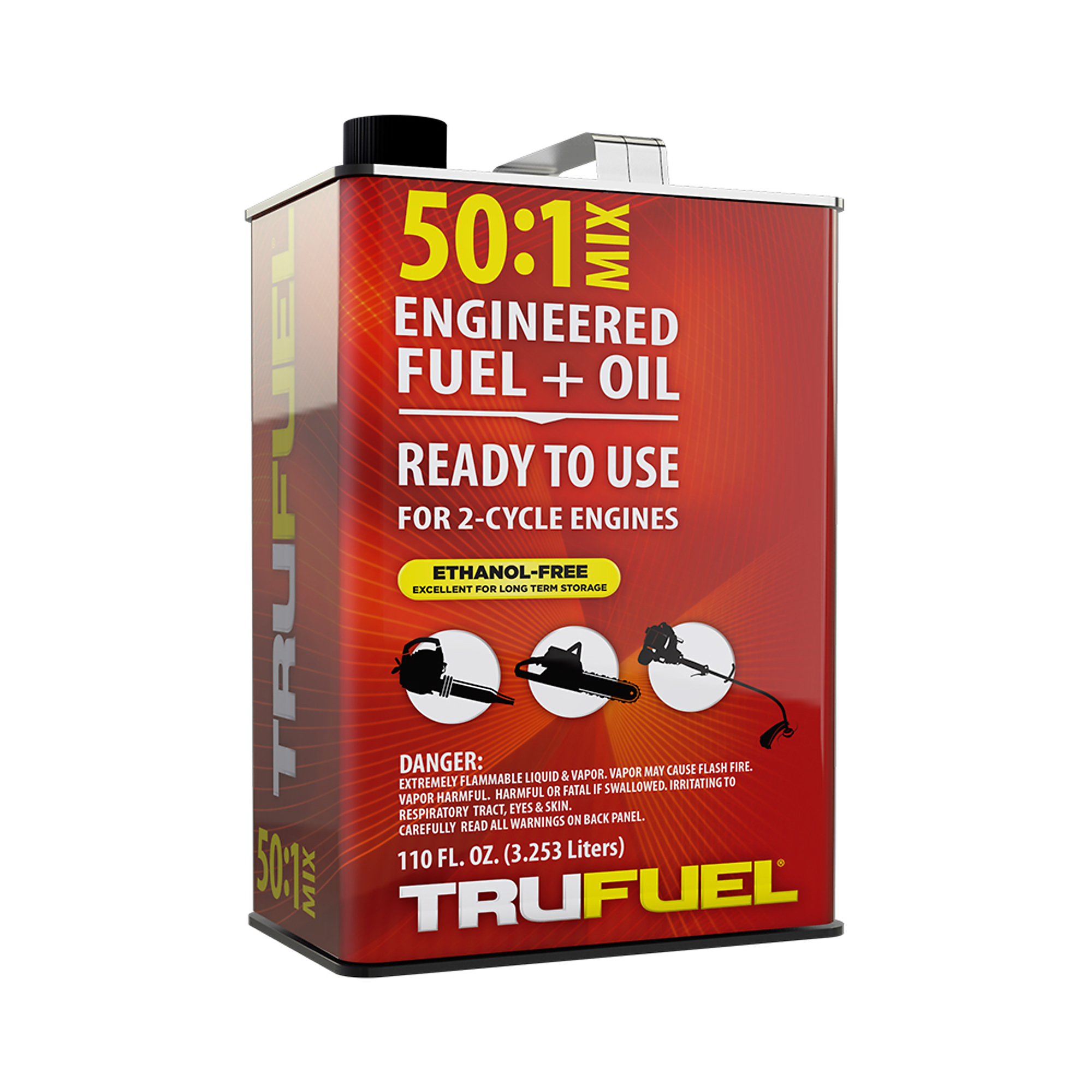 TruFuel 50:1 Ready-to-Use 2-Cycle Fuel + Oil, 110 Fl. Oz.